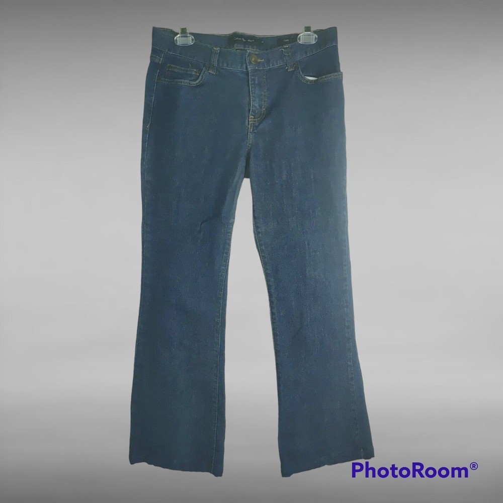 CALVIN KLEIN JEANS  WOMEN'S SIZE 10 MID-RISE FLARE BOOT CUT